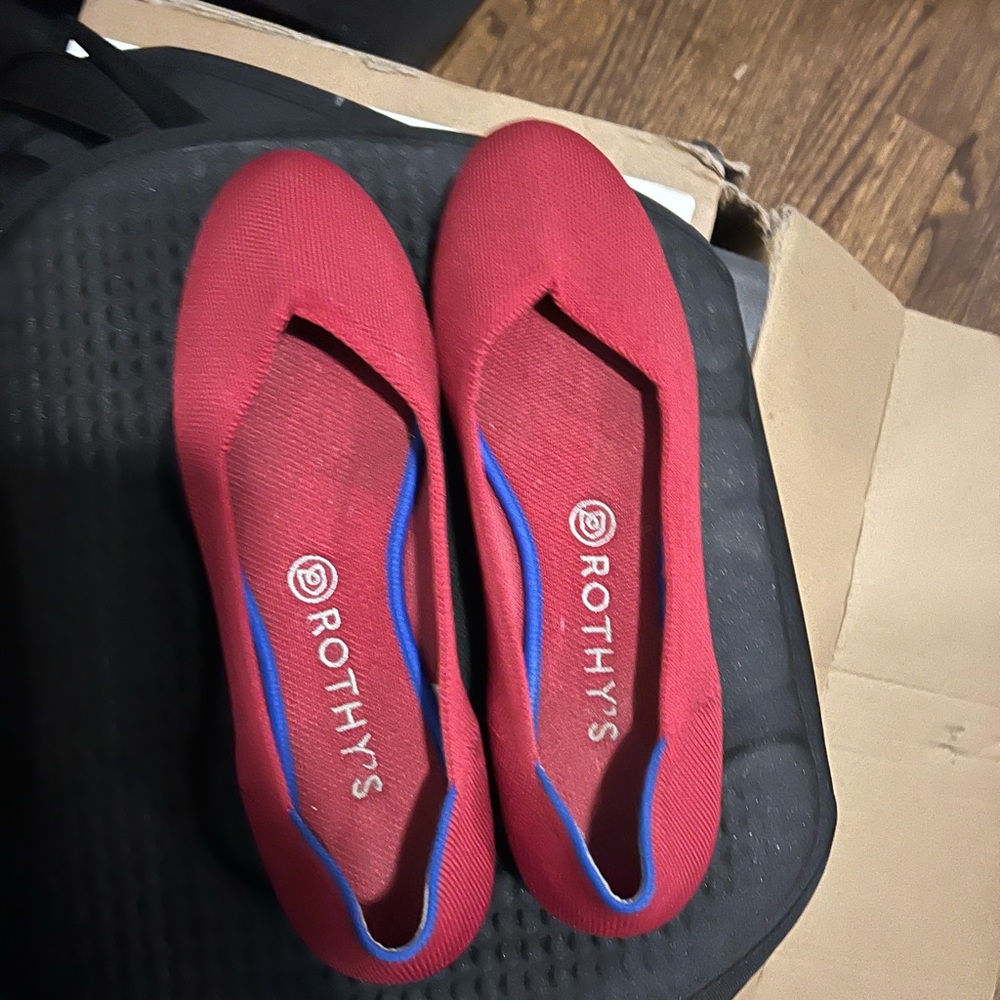 Rothy's Women's Red Flats